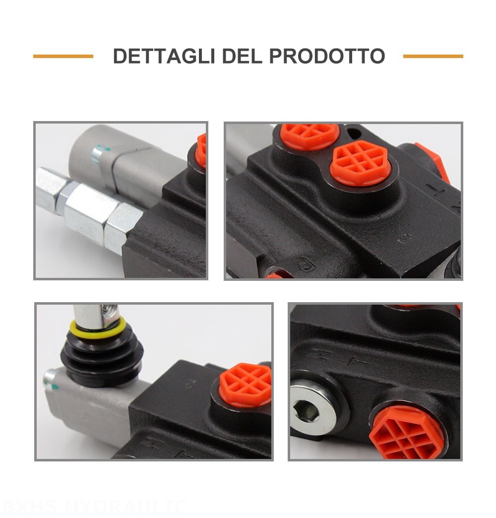 P40-G12-G38-OTW Manuale 1 Spool Valvola direzionale monoblocco