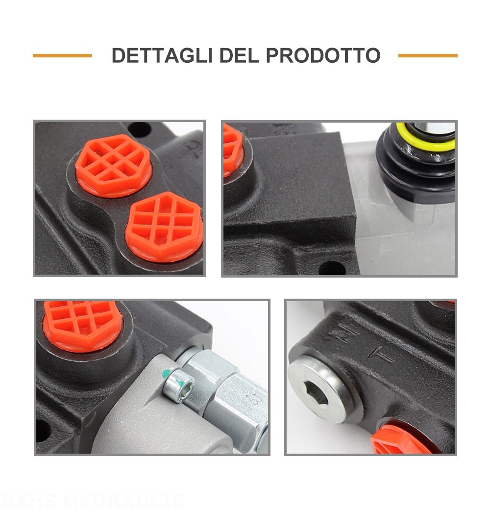 P40-OW Manuale 1 Spool Valvola direzionale monoblocco