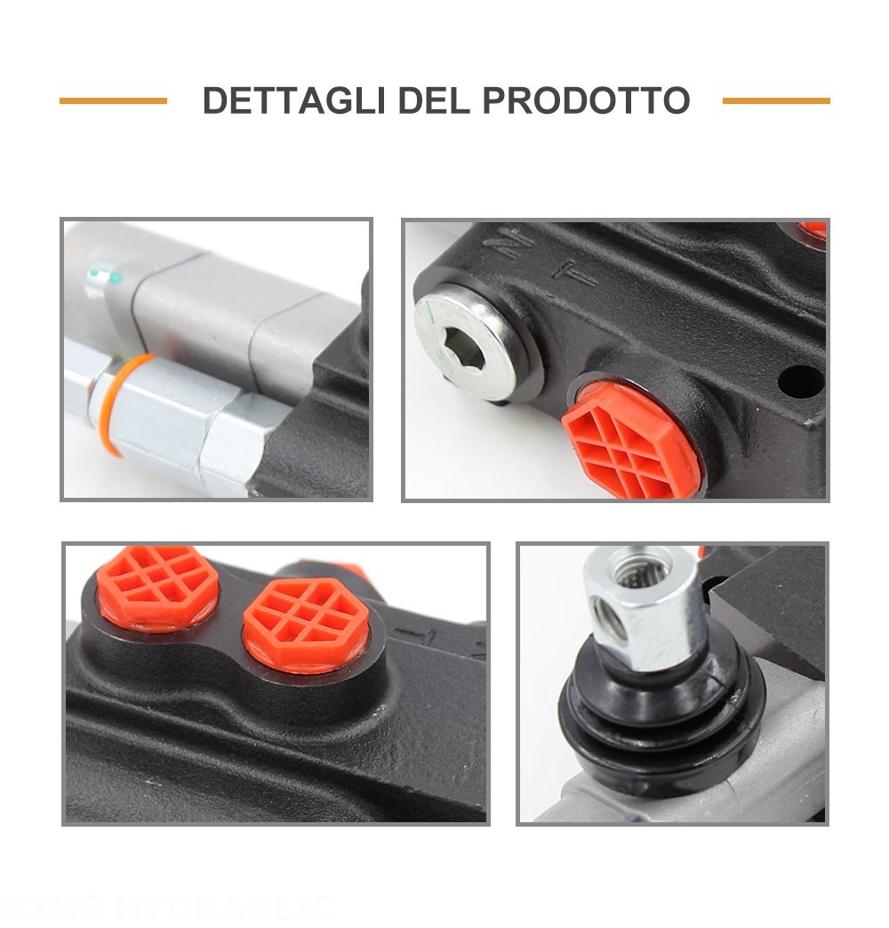 P40-QTW1 Manuale 1 Spool Valvola direzionale monoblocco