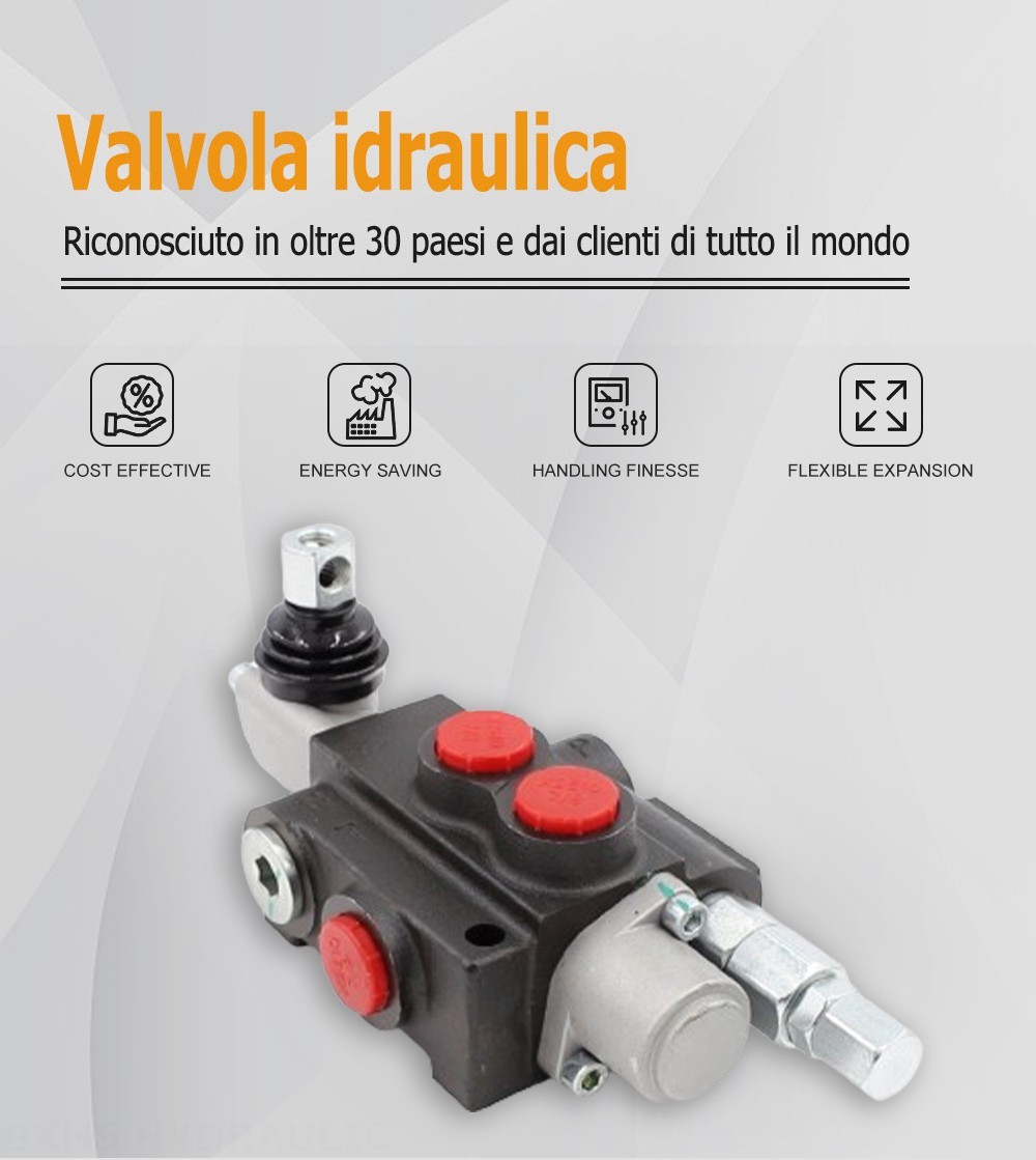 P40-U34 Manuale 1 Spool Valvola direzionale monoblocco