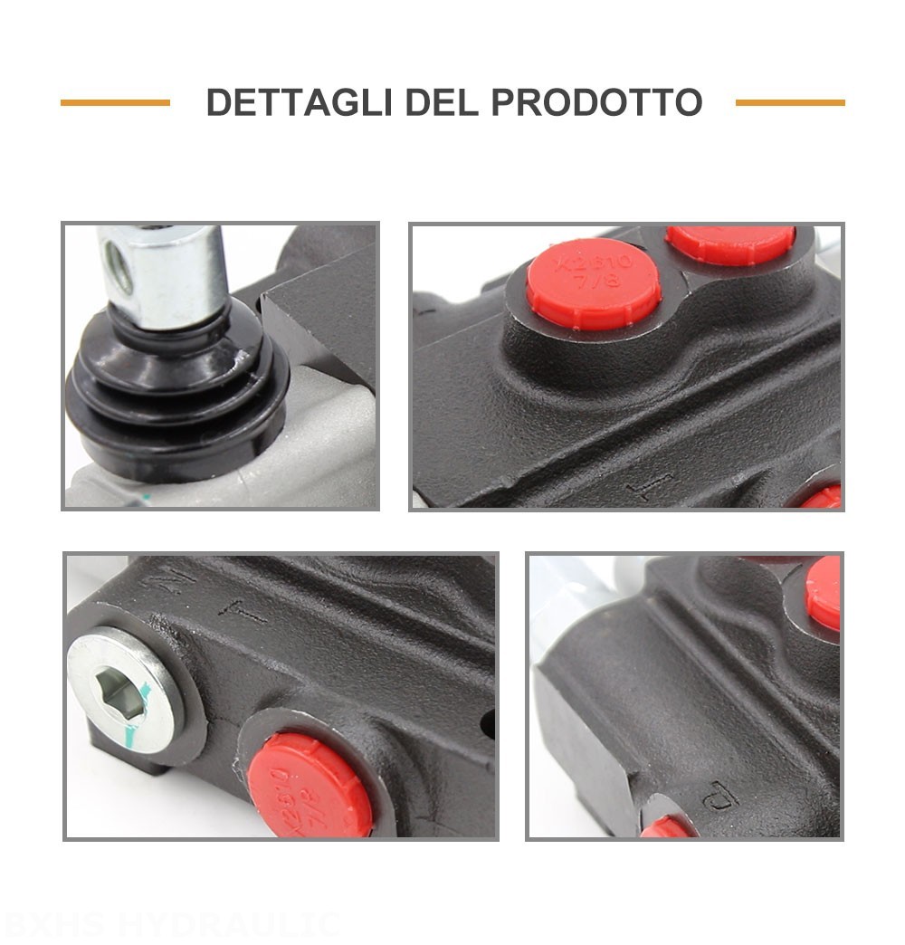 P40-U34 Manuale 1 Spool Valvola direzionale monoblocco