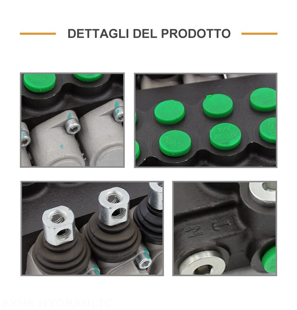 P40-U34 Manuale 4 Spool Valvola direzionale monoblocco