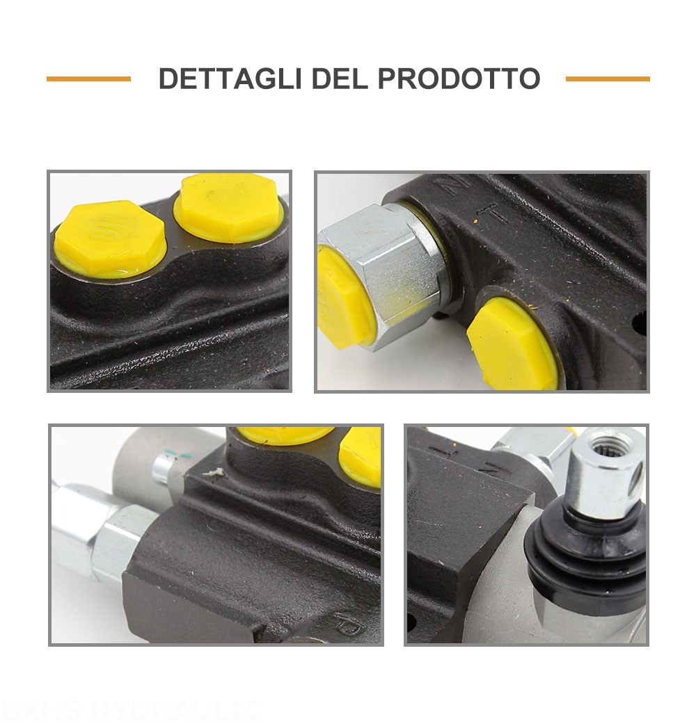 P40J Manuale 1 Spool Valvola direzionale monoblocco