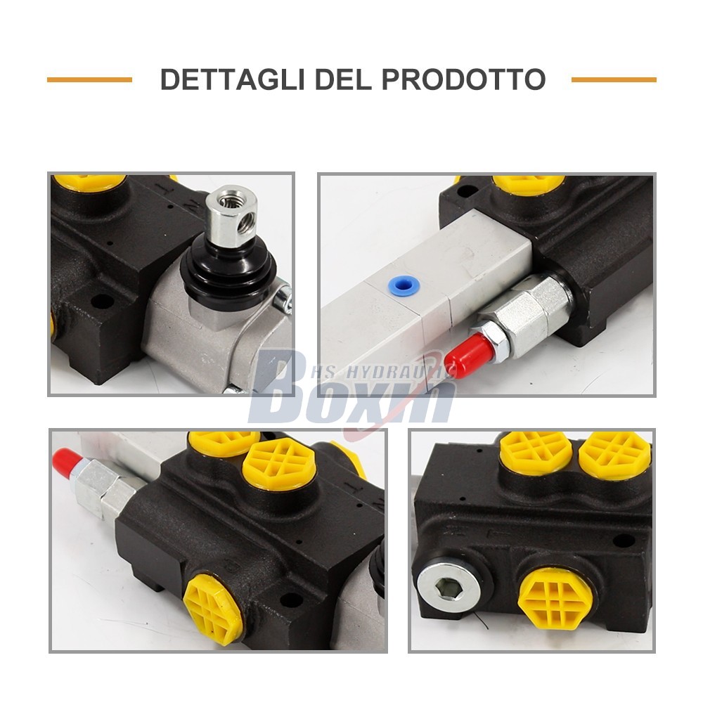 P40Q-OT Series Pneumatic Control Monoblock Valve 1 Spool Design