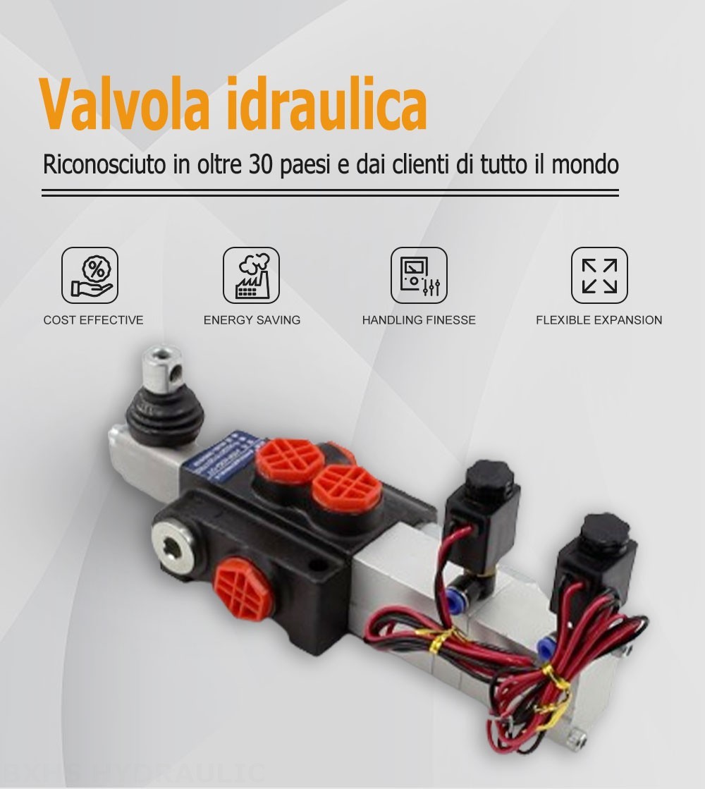 P40 Elettropneumatico 1 Spool Valvola direzionale monoblocco