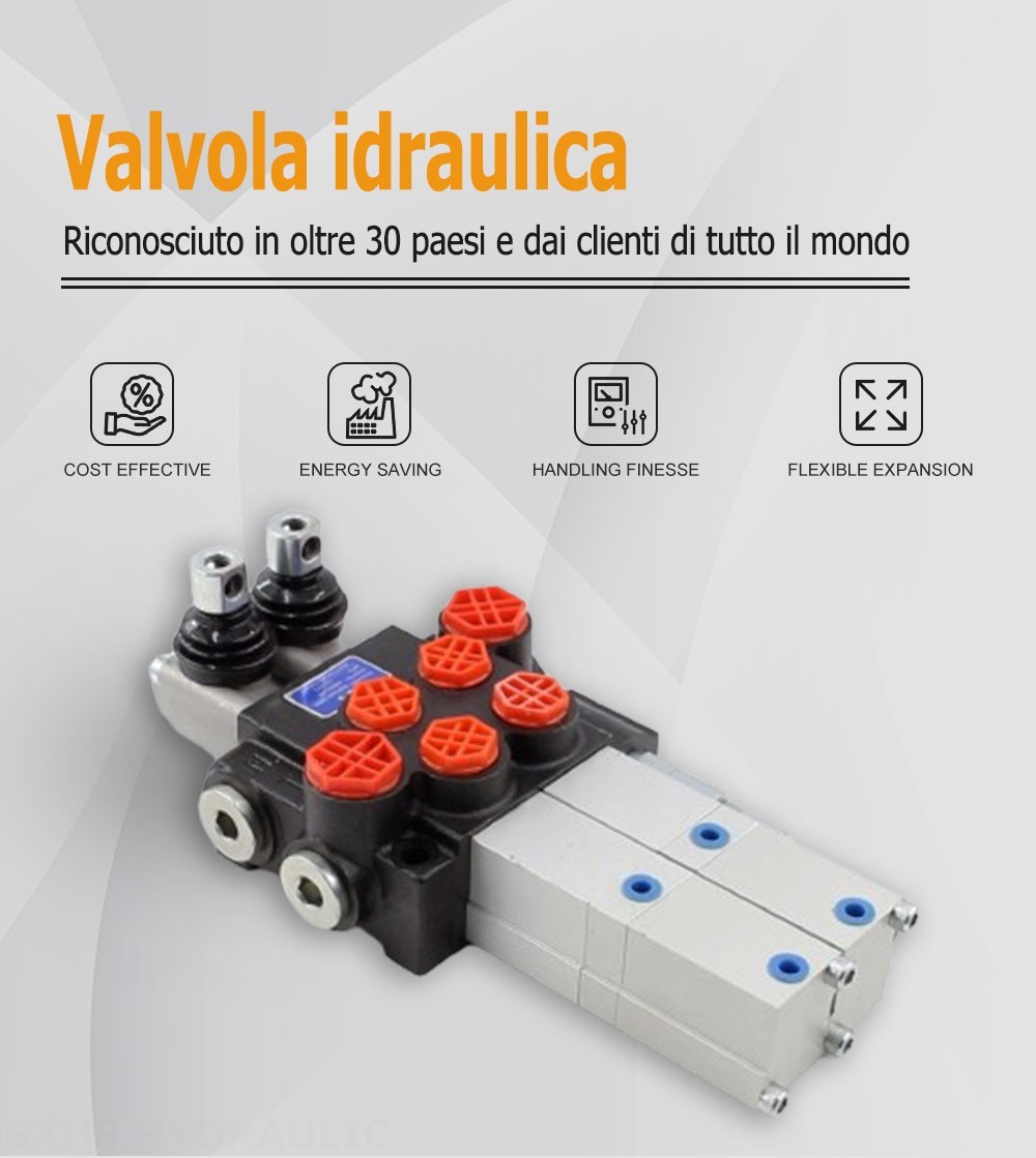 P40 Pneumatico 2 Spool Valvola direzionale monoblocco