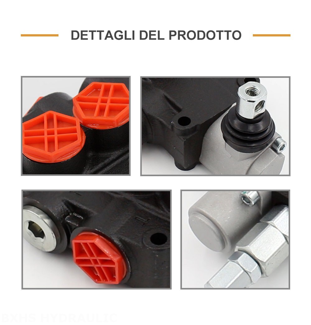 P80-G34-OT Manuale 1 Spool Valvola direzionale monoblocco