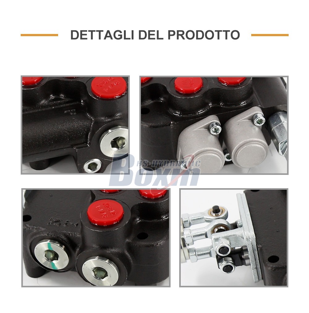 Direct From Factory P80-U1-J2OT 2 Spool Directional Valve Wholesale