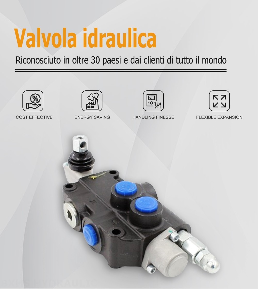 P80-U78-1OT Manuale 1 Spool Valvola direzionale monoblocco