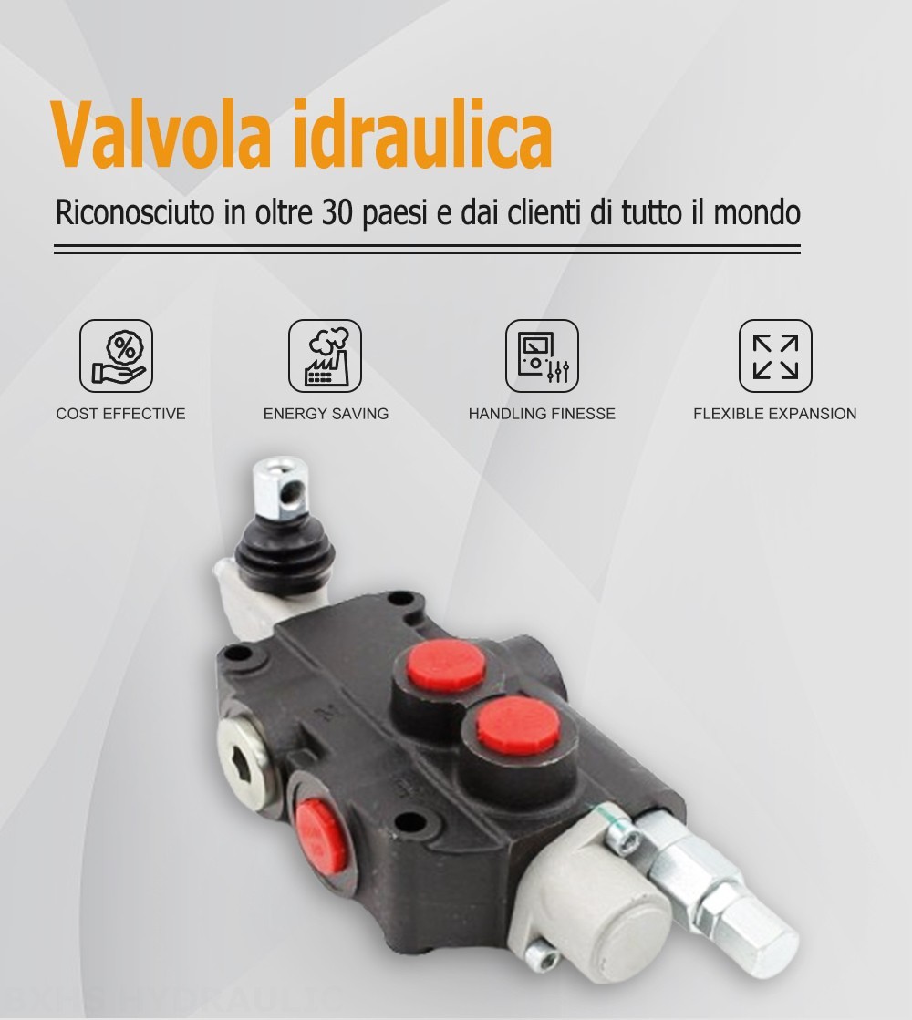 P80-U78-OT Manuale 1 Spool Valvola direzionale monoblocco