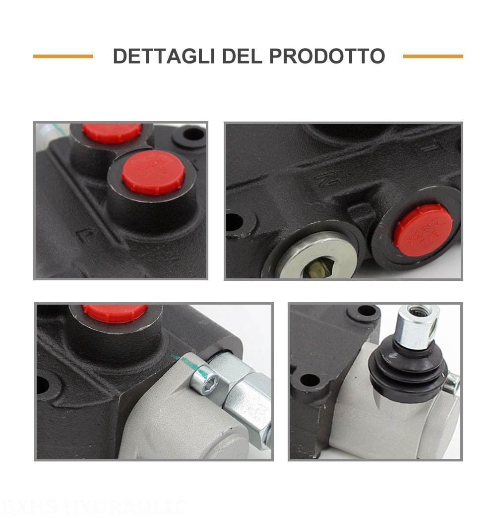 P80-U78-OT Manuale 1 Spool Valvola direzionale monoblocco