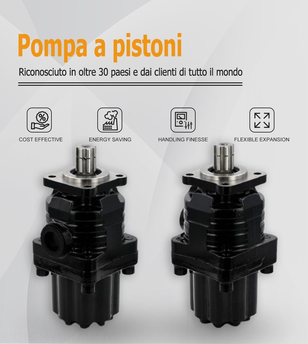 P9-80 80 cc/rev Pompa a pistoni idraulica