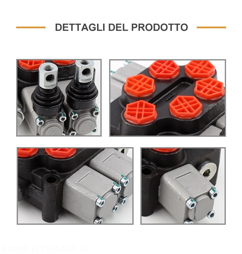 Q45 Manuale 2 Spool Valvola direzionale monoblocco