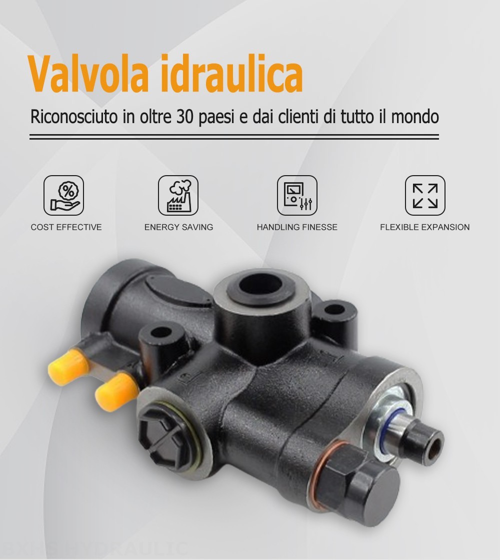 QFCK-F20L Pneumatico 1 Spool Valvola di controllo idraulica