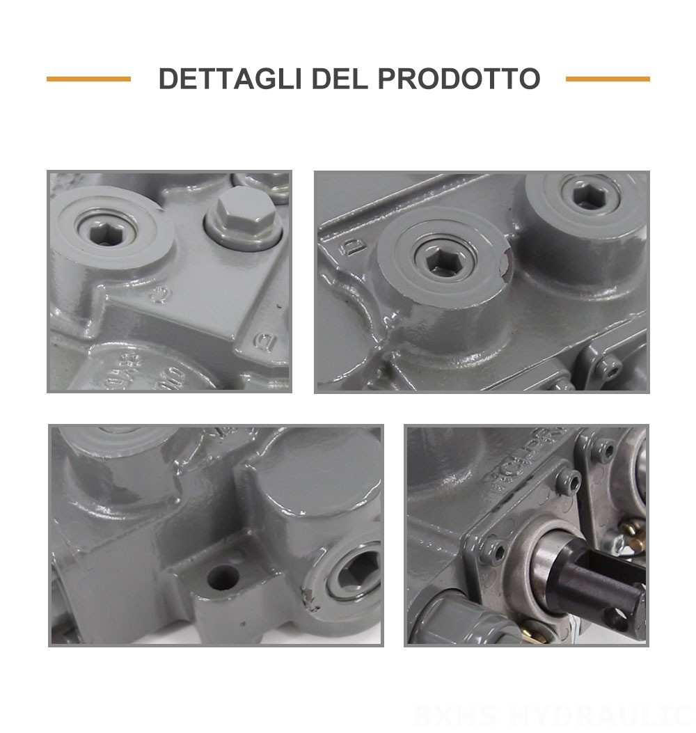 RD5200-H Manuale 2 Spool Valvola di Controllo Idraulica