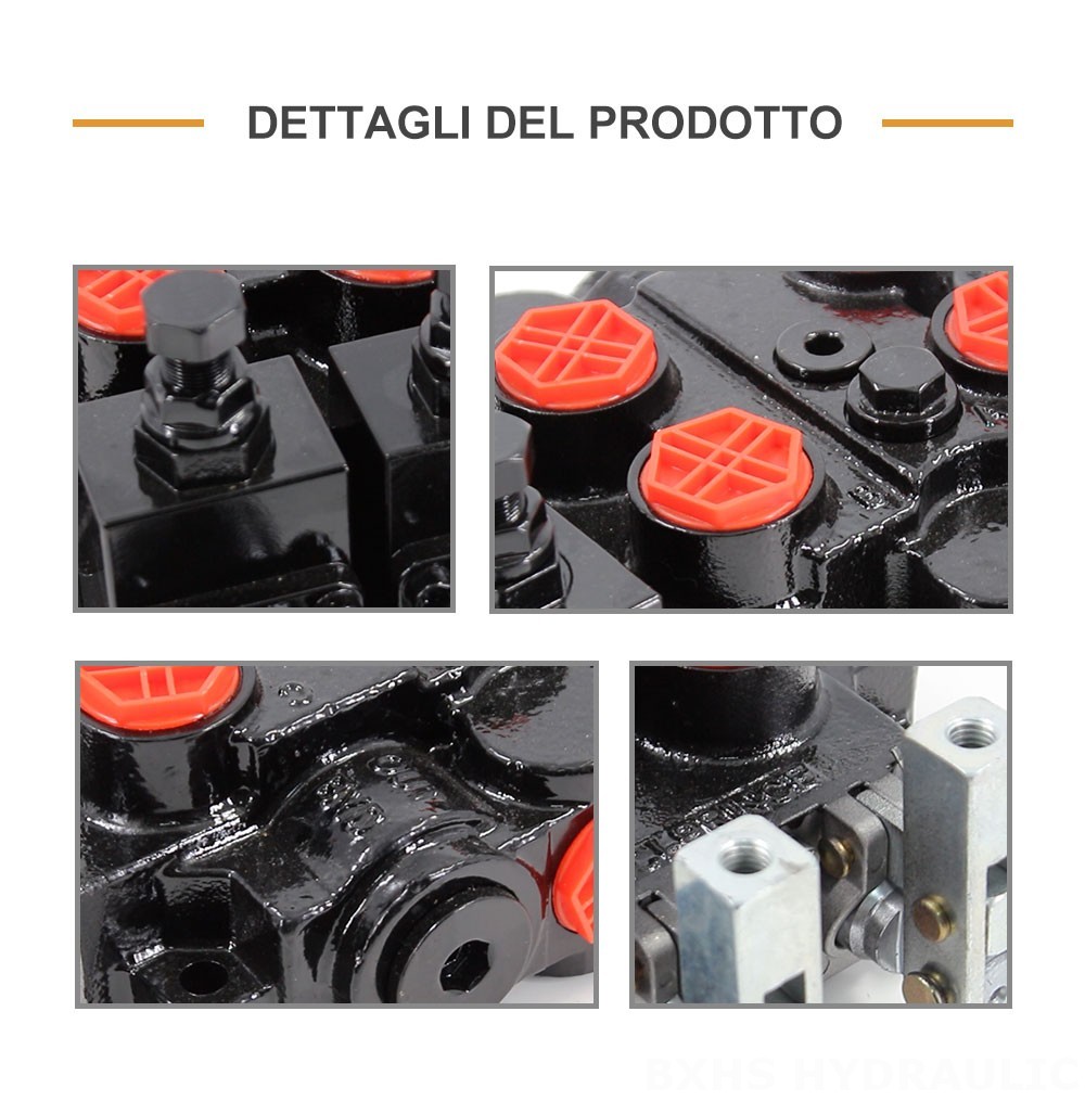 RD5200-OU2 Manuale 2 Spool Valvola di Controllo Idraulica