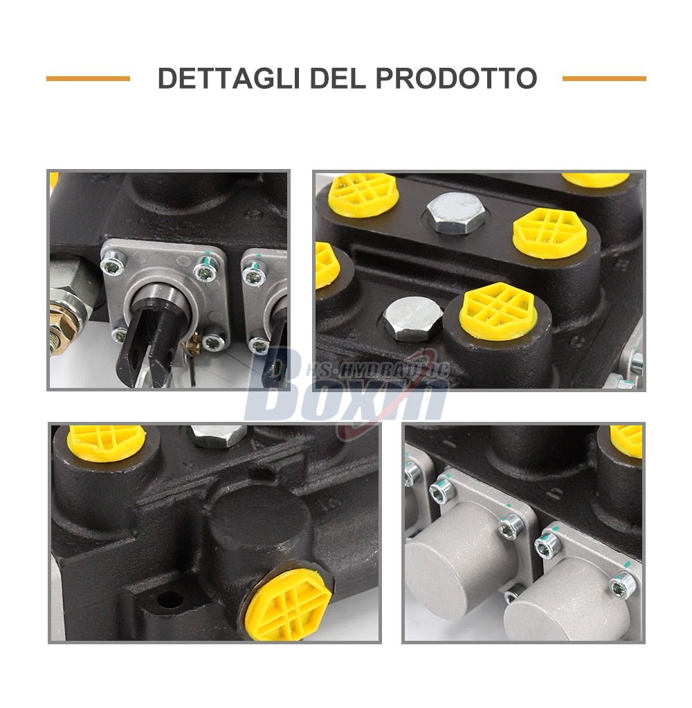 Factory Source RD5300NPT-3OT 3 Spool Manual Hydraulic Valve for Global Market