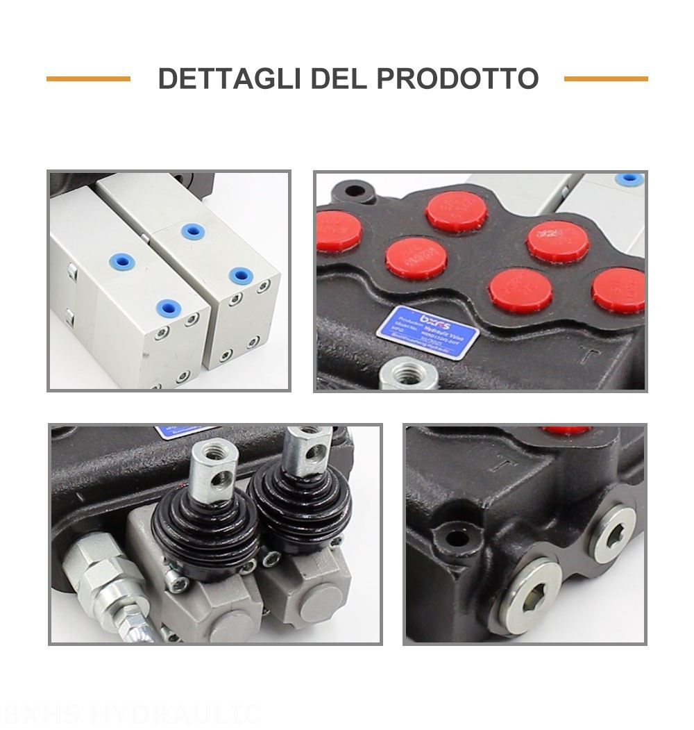 SD11 Pneumatico 2 Spool Valvola direzionale monoblocco