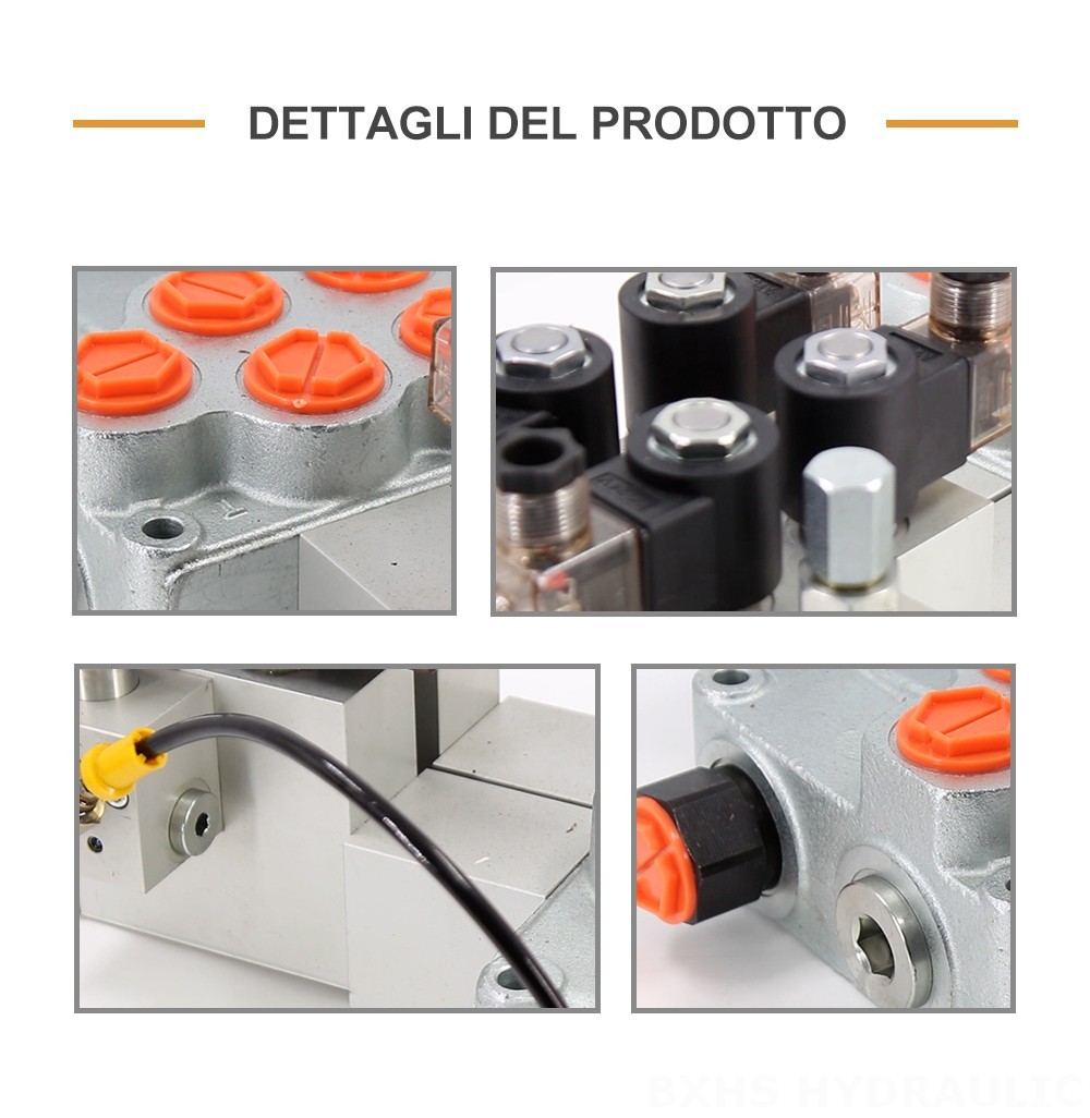SD18 Elettrico 2 Spool Valvola direzionale monoblocco