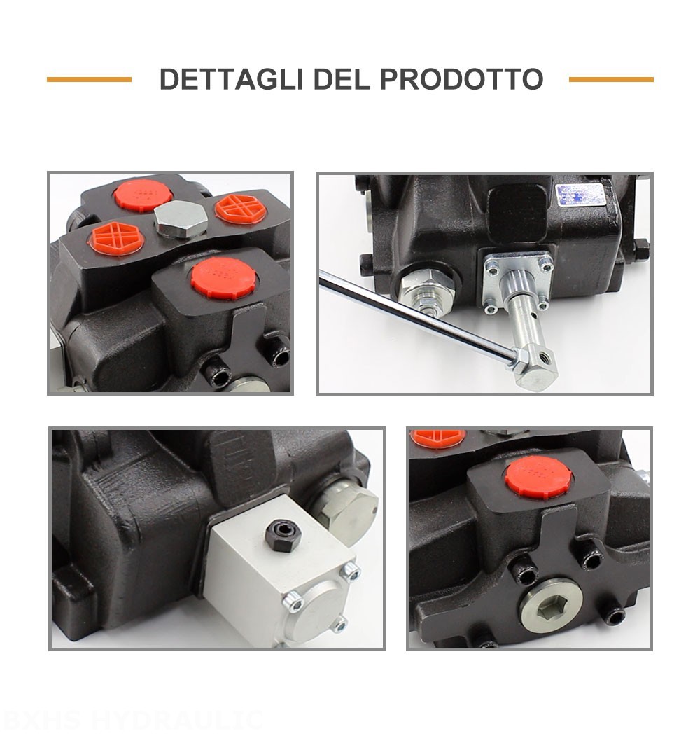 SD25 Manuale 1 Spool Valvola direzionale sezionale