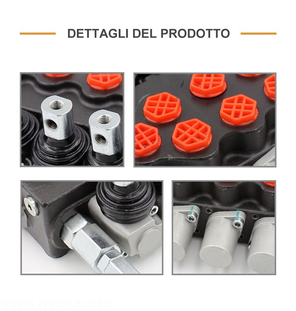 SD5-G38 Manuale 4 Spool Valvola direzionale monoblocco