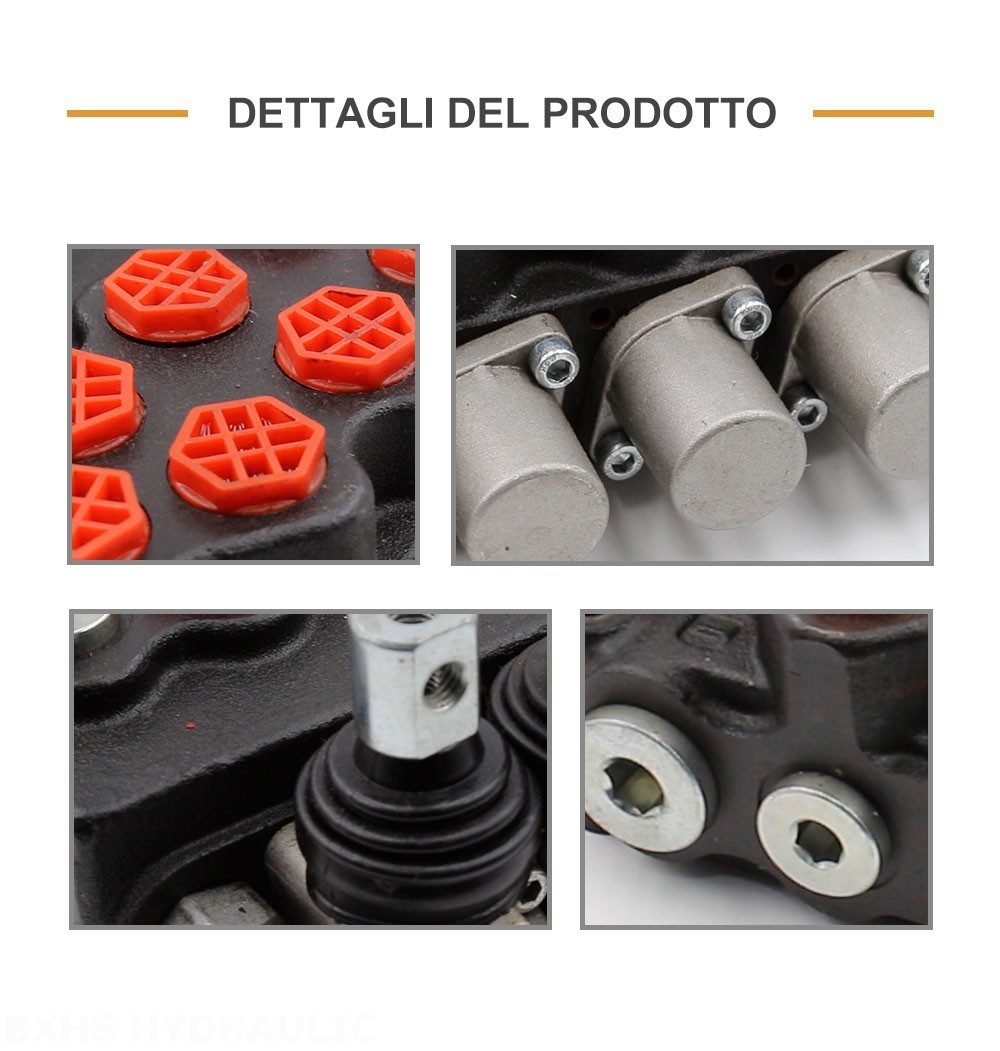 SD5-G38 Manuale 5 Spool Valvola direzionale monoblocco