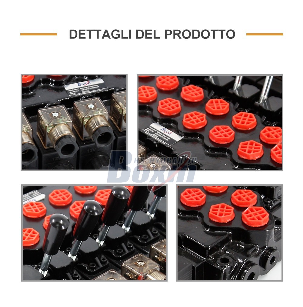 Large-Scale Production SD5-PG2 Solenoid 6 Spool Monoblock Valve