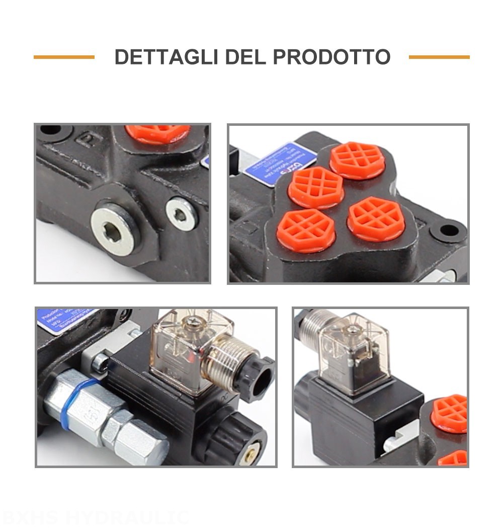 SD5 Solenoide 1 Spool Valvola direzionale monoblocco