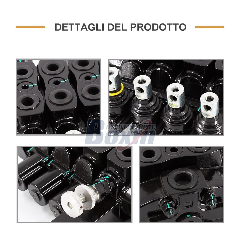 Sectional Directional Control Valve SD8-OTAMW 4 Spool Manual Operation