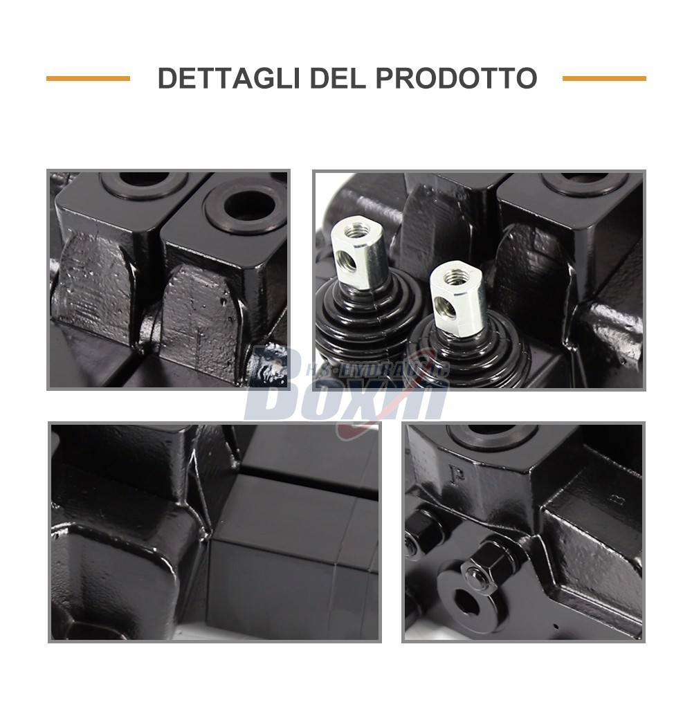Reliable SDS180Q Pneumatic Manual 2 Spool Valve for Construction Machinery
