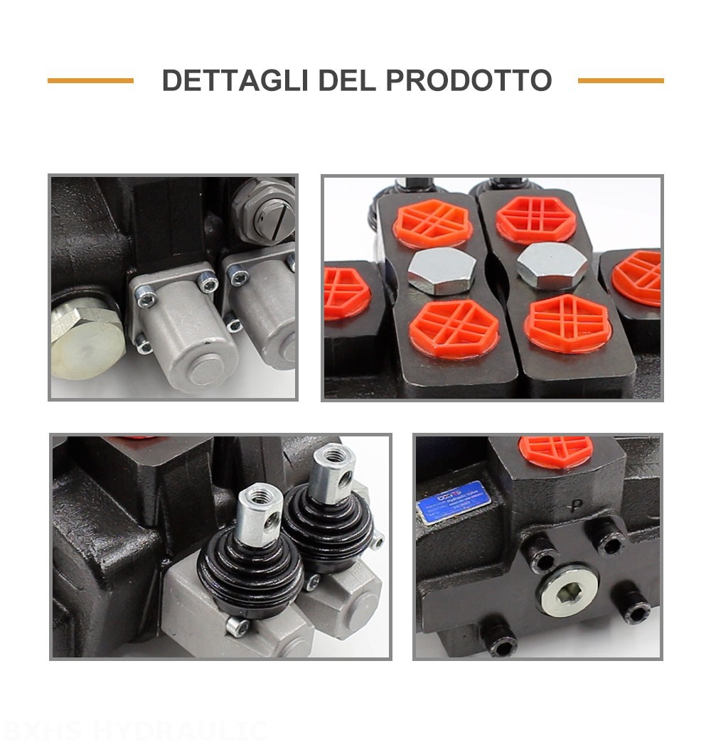 SDS180 Manuale 2 Spool Valvola direzionale sezionale