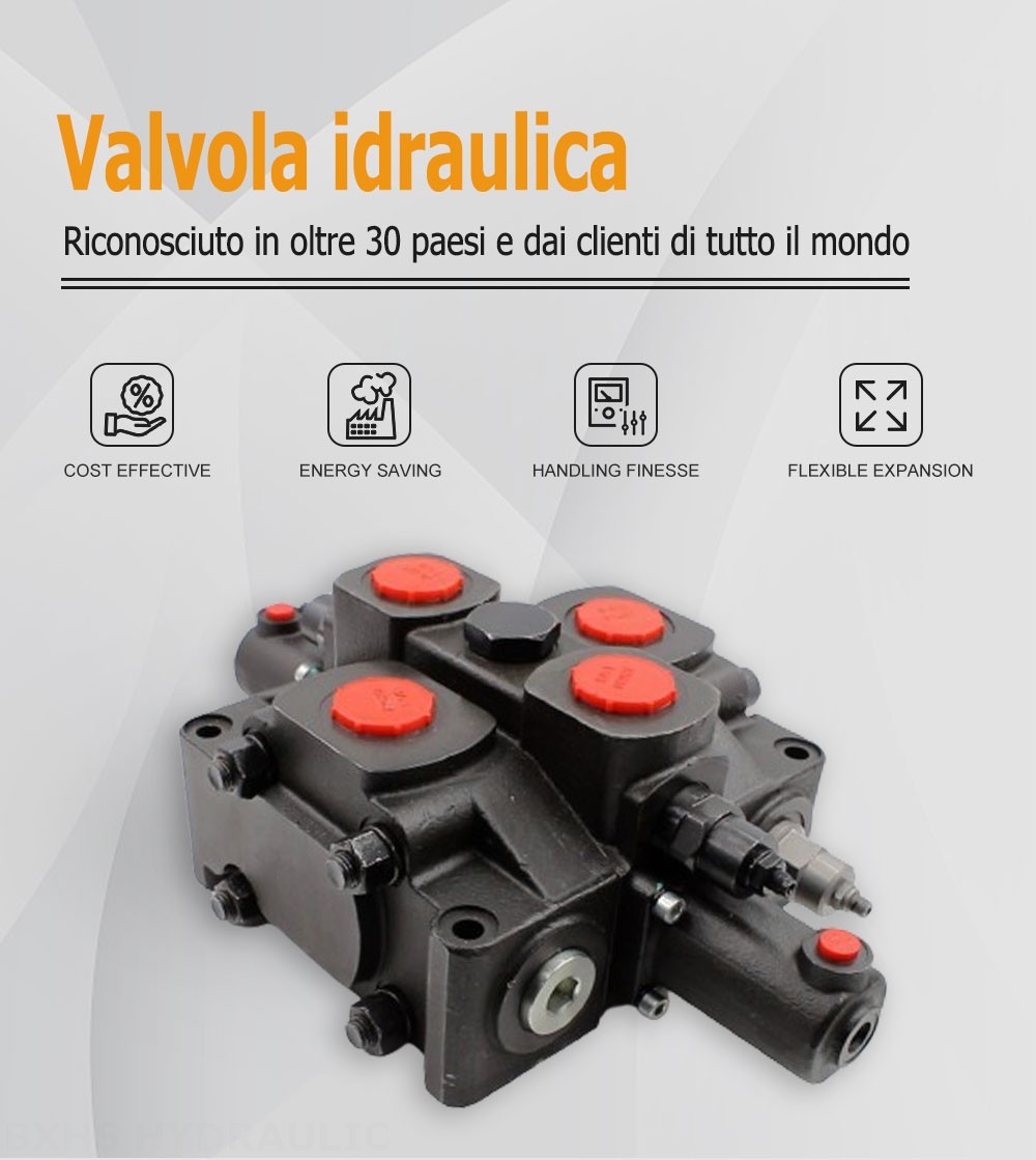 SDS380 Idraulico 1 Spool Valvola direzionale sezionale