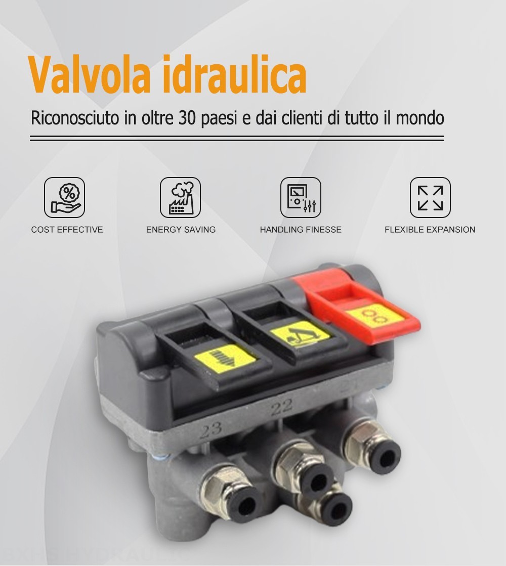 TC-4-TFLF Pneumatico 1 Spool Valvola di controllo idraulica