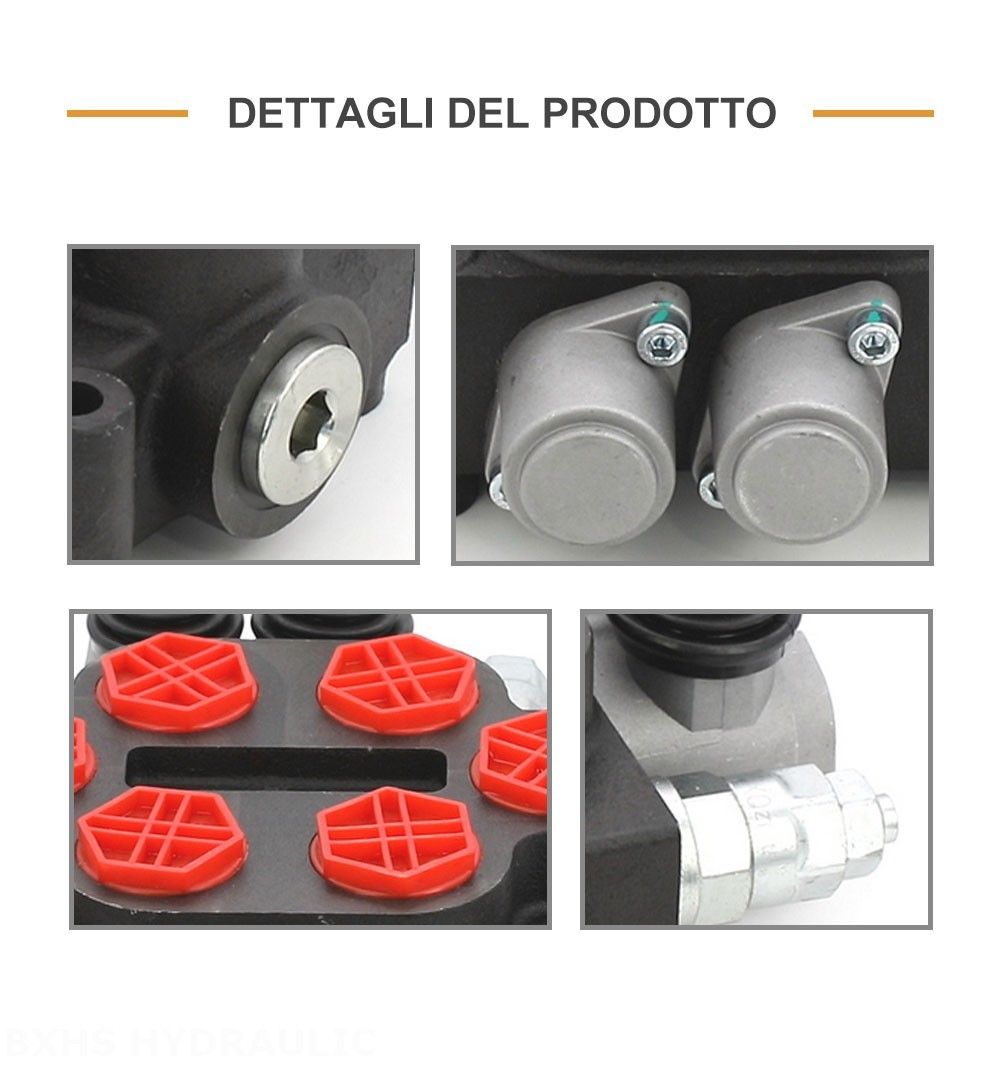 ZT20 Manuale 2 Spool Valvola di controllo idraulica