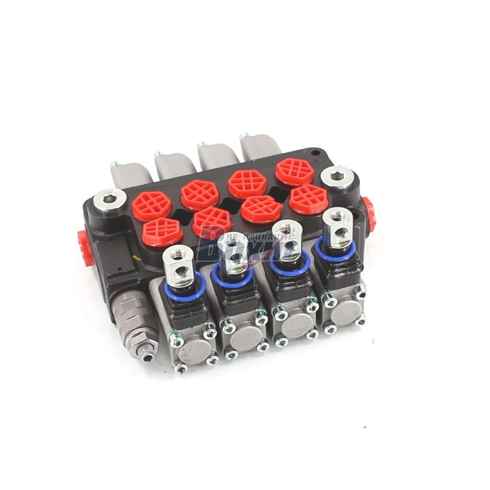 Manual Operated DCV20 4 Spool Monoblock Valve for Mobile Machinery cover photo