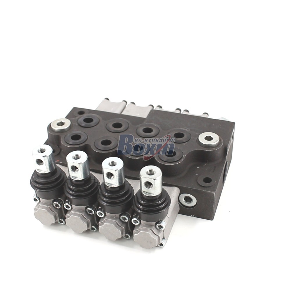 HS45 Manual 4 Spool Monoblock Directional Valve for Hydraulic Systems main image