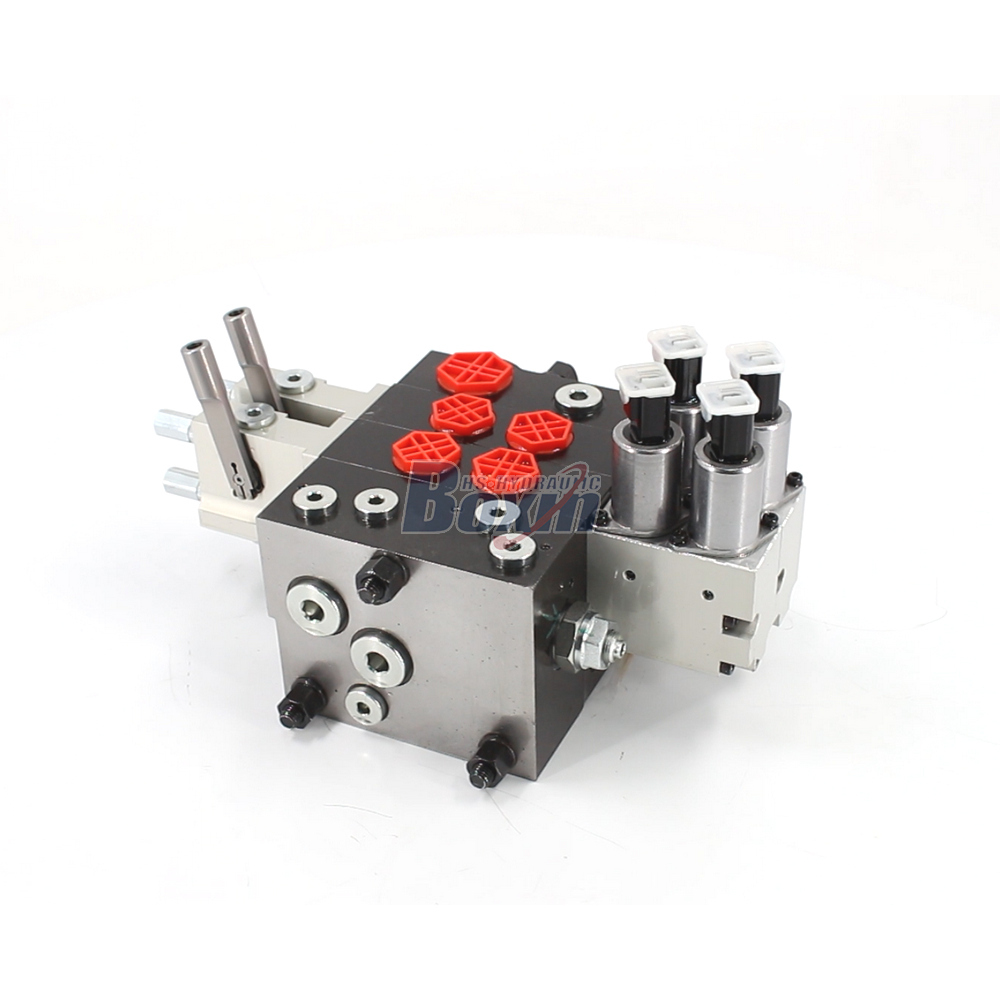Custom OEM ODM Services for HSDPX100DY-2 Electro-hydraulic 2 Spool Sectional Directional Valve Manufacturing main image