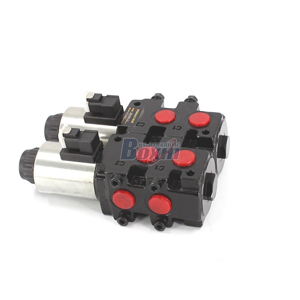 Factory Wholesale HSV09 Solenoid 2 Spool Flow Diverter Valve cover photo