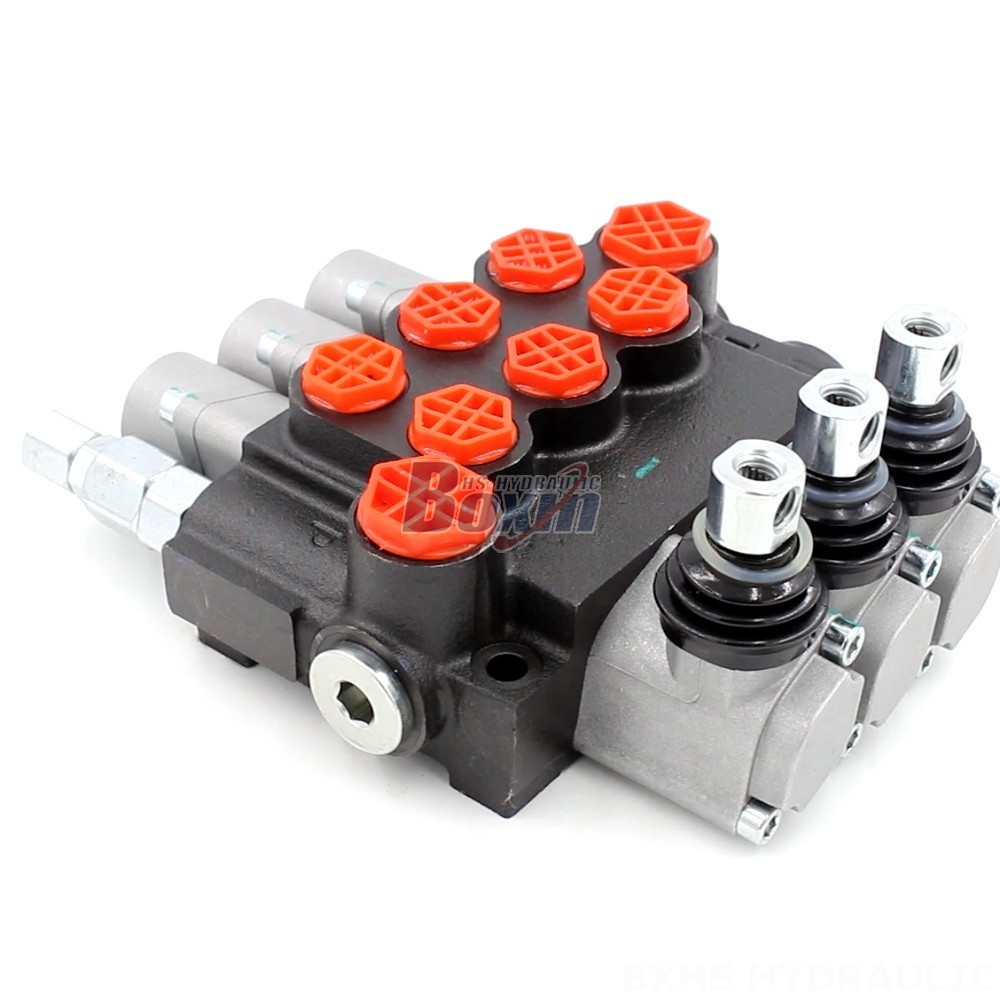 P40-G12-G38-3OT Manual 3 Spool Monoblock Directional Valve Manufacturer & Supplier cover photo