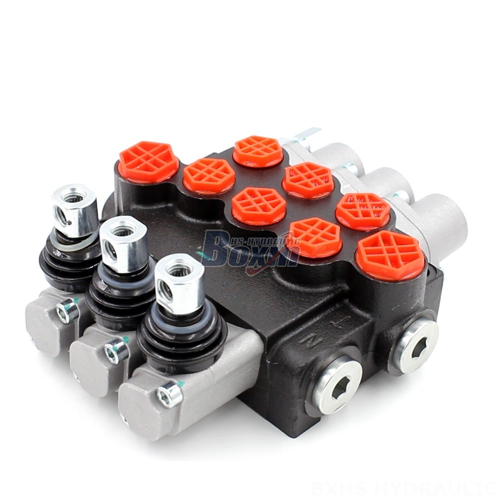 P40-G12-G38-3OT Manual 3 Spool Monoblock Directional Valve Manufacturer & Supplier main image
