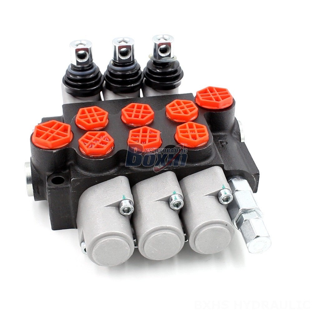 3 Spool Directional Control Valve | P40-G12-G38-3OT | ISO Certified & Reliable main image