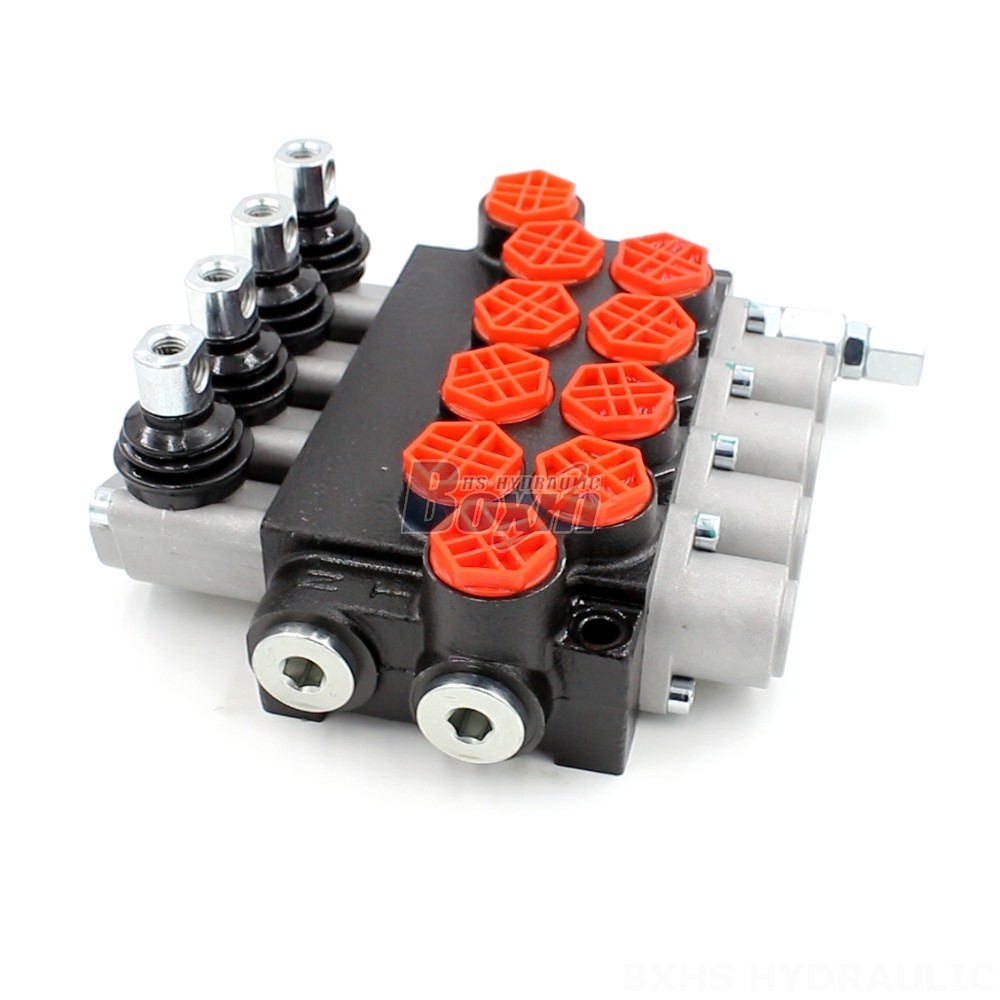 P40-G12-G38-4OT Manual 4 Spool Monoblock Directional Valve: Manufacturer & Supplier main image