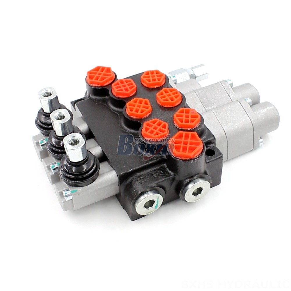 P40-G12-G38-OT-2QTW Manual 3 Spool Monoblock Directional Valve | Manufacturer & Global Supplier main image