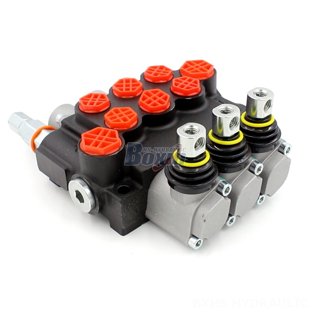 P40-G12-G38-OW Manual 3 Spool Monoblock Directional Valve | Manufacturer & Global Supplier main image