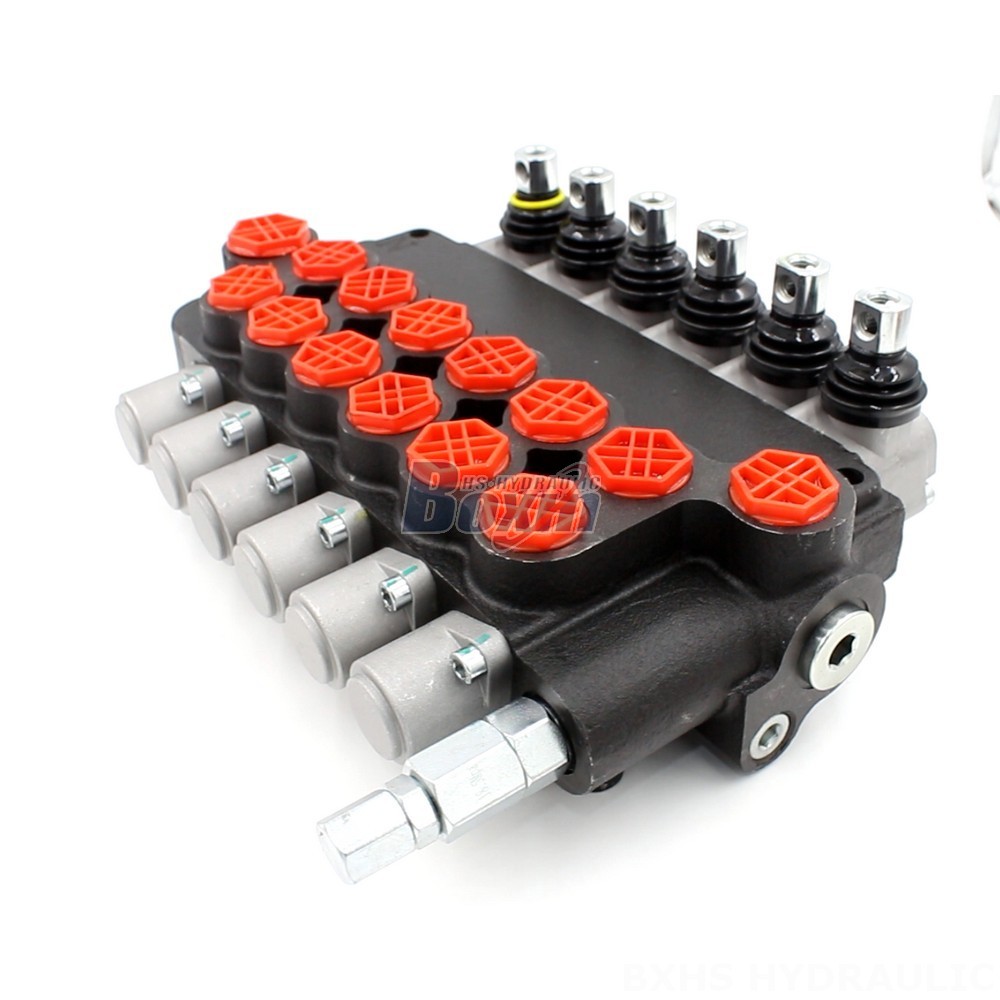 P80-G12-G34 6-Spool Hydraulic Directional Valve | Factory Direct & Customizable main image