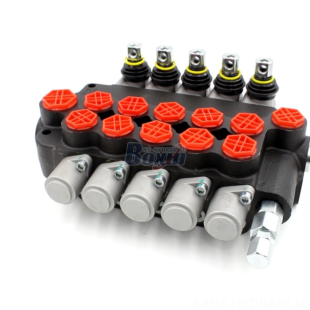 Bespoke Hydraulic Solutions: Customizable P80-G12-G38-OW 5 Spool Directional Control Valves main image