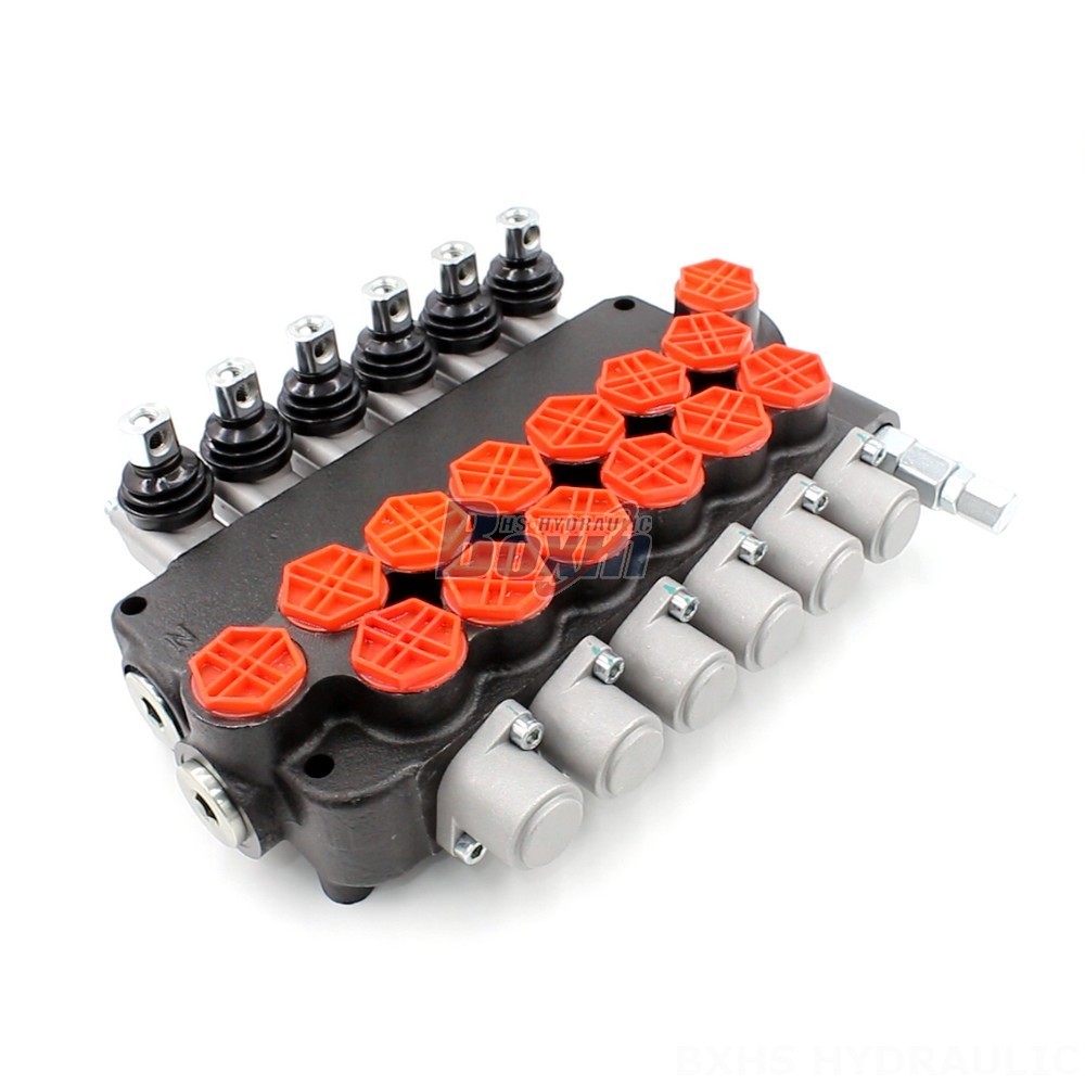 P80-G34-6OT Manual 6 Spool Monoblock Directional Valve | Manufacturer & Global Supplier main image