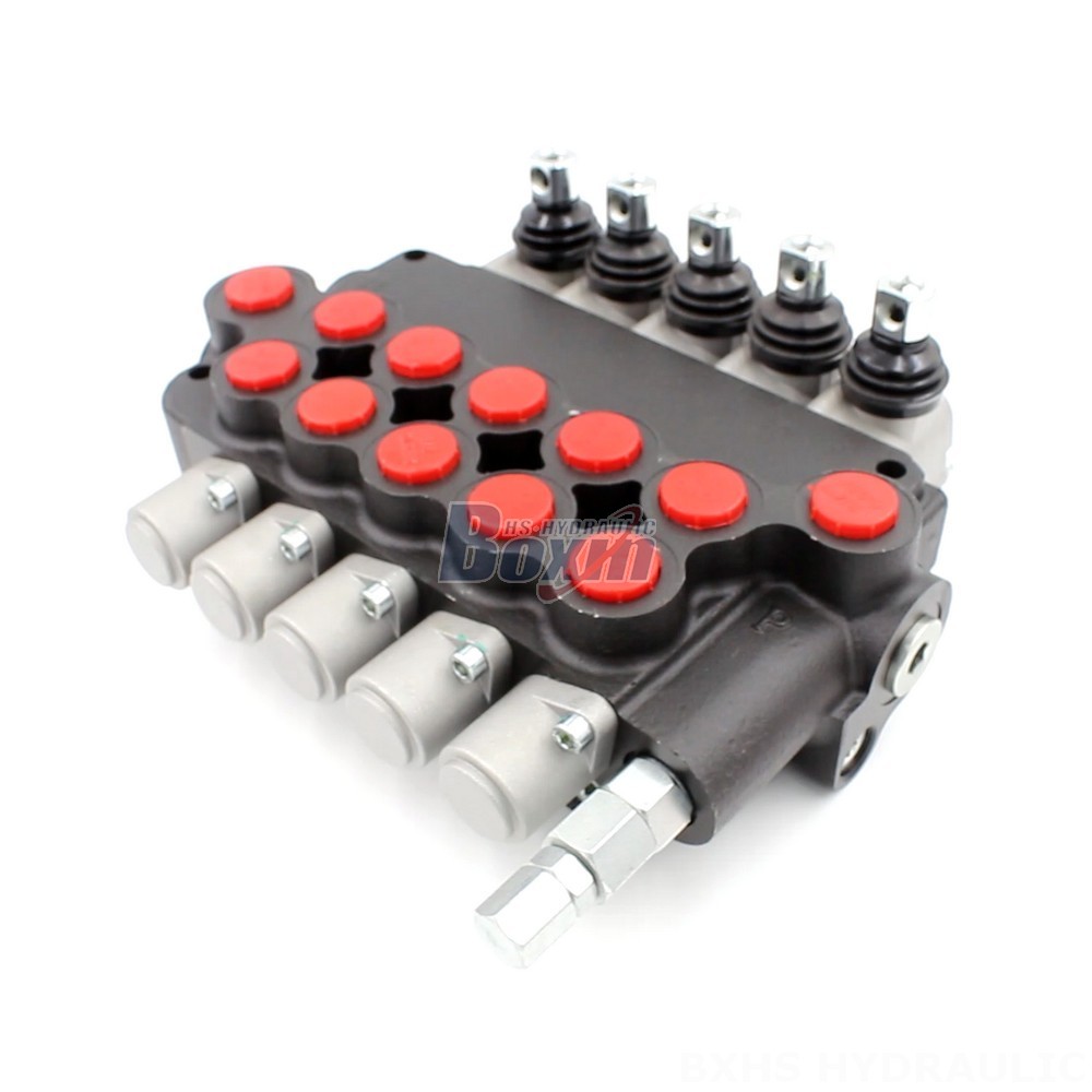 P80-U116-U78-OT Manual 5 Spool Monoblock Directional Valve | Value-added Distributor cover photo