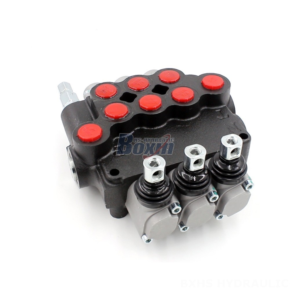 P80-U78-3OT Manual 3 Spool Monoblock Directional Valve | Hydraulic Manufacturer main image