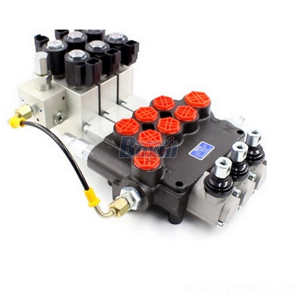 3-Spool Electro-hydraulic Valve | P80 Model | Factory Direct & Customizable main image